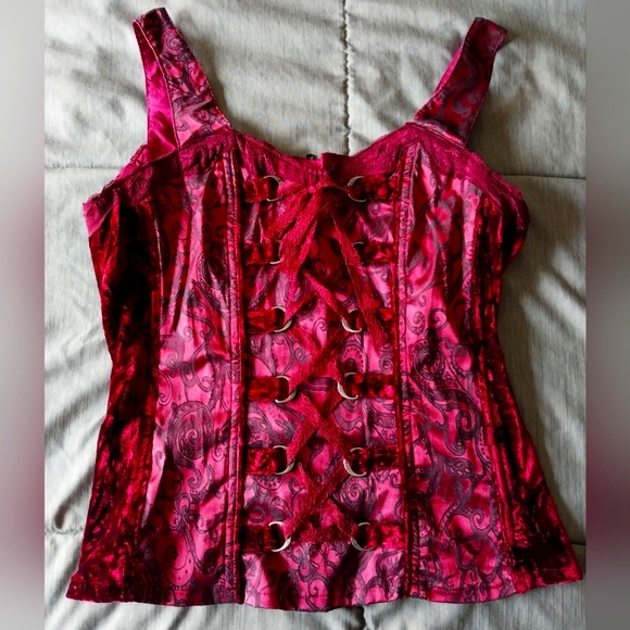 Tripp nyc Tops - Vintage Tripp nyc burgundy corset top